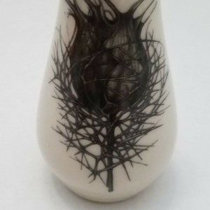 Rare Laura Zindel Devil in the Bush Salt Shaker Ceramic